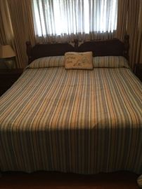 King Size Head Board and Mattress Set