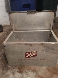 Super Cool Aluminum Schlitz Ice Chest
