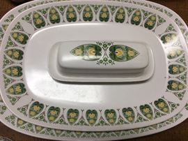 “Palos Verde” Noritake (Japan)
        2 Large Platters  
        Covered Butter Dish 
Over 40 pieces 
