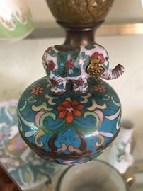 Oriental Brass Elephant Trinket Box 