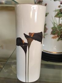 Vintage Bud Vase 
    “Golden Calla” marked Japan