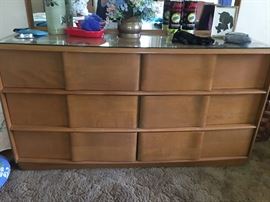 Beautiful Mid Century Modern Dresser & Mirror 
     By Haywood Wakefield