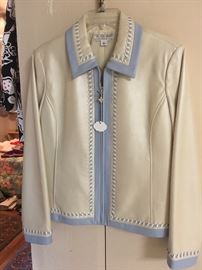 Leather Jacket
 St John Sport by Marie Gray