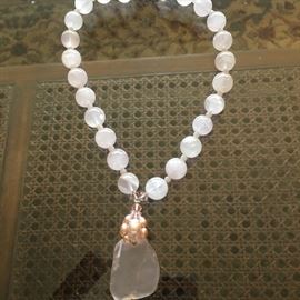 Oliver Weber Collection 
     Quartz & Crystal Necklace