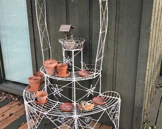 Victorian Wire Plant Stand