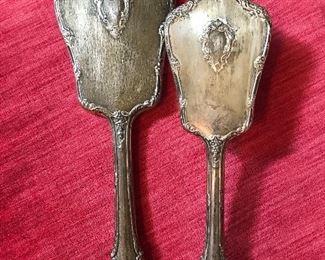 Sterling Silver Saart Brothers Brush & Mirror 
