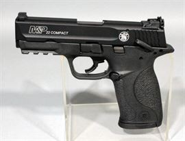 Smith & Wesson M&P 22 Compact .22LR Pistol SN# HHF4694 With Holster, Extra Magazine, Paperwork And Box