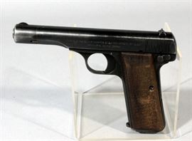 FN Browning 1910 9x17mm SN# 63056 With Extra Mag In Holster