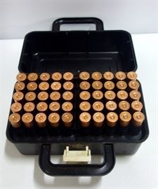 Remington-Peters 12 Gauge 75 Shells And Sears Ted Williams 12 Gauge Extra Range 5, 25 Shells With Case Gard 100 Ammo Box, And More