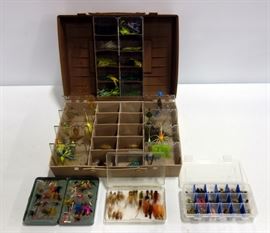 Fish'n Box Rebel Tackle Box, Small Tackle Boxes (3) And Lures
