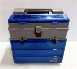Plano Tackle Box With 3 Removable Storage Containers, Lures, Hooks And More