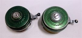 Shakespeare Silent Tru-Art Automatic Fly Fishing Reels No. 1835 Model GB And No. 1837 Model GB, Total Qty 2