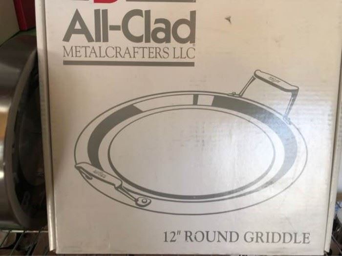 All Clad stainless steel griddle 12 round