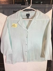 Eileen Fisher White Blouse M