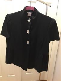 Michael Kors Black short sleeved jacket L