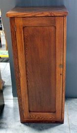 Solid Wood Storage/Pantry Cabinet, 3 Shelves, Magnetic Door Lock 24"W x 56"H x 20"D
