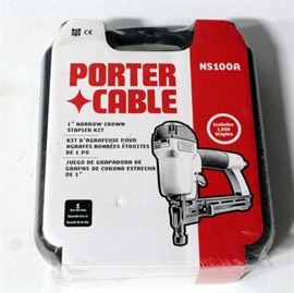 Porter Cable 1" Narrow Crown Stapler Kit No. NS100A New In Package