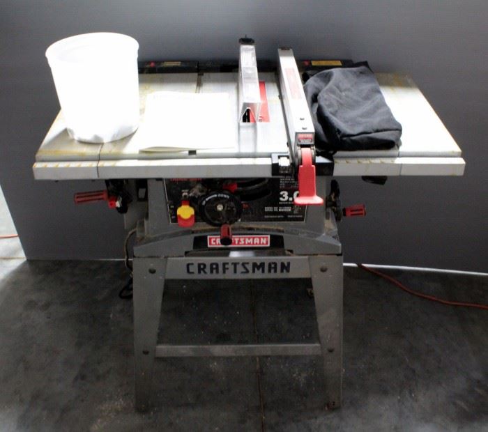 Craftsman Table Saw Model 137.248880, Powers On
