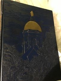 Huge collection of notre dame yearbooks 