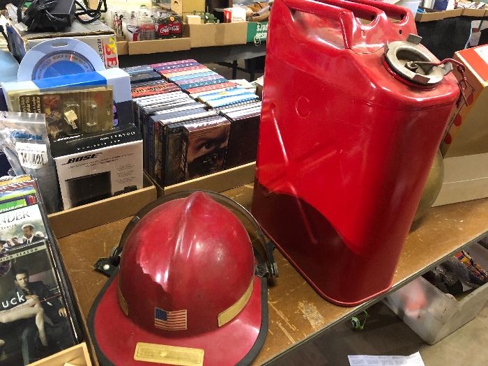 vintage fireman items