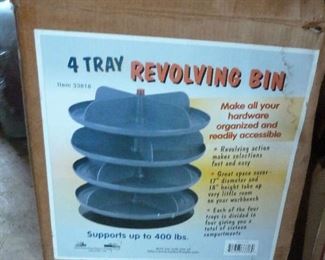 Revolving 4 Tray Bins
