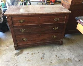 Marble Top Dresser