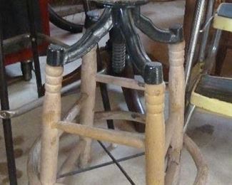 Vintage Wood Stool