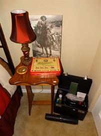 pair end tables, small lamps
