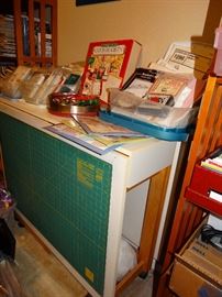 Crafting books and supplies