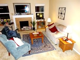 Lovely living room furniture and accents