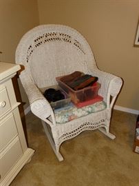 wicker rocker