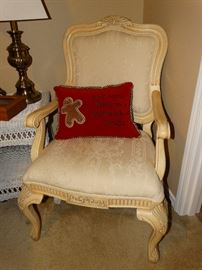 pretty carved armchair