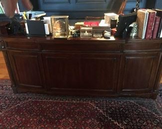 Hooker executive desk and leather chair