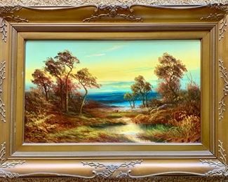 Signed by artist, oil, 21x12