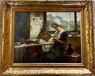 Alois Telanik, oil on canvas, 21x17