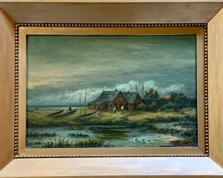 Signed Michael, oil on canvas, 18x12