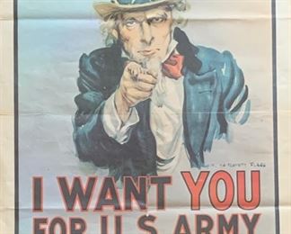 Original poster by James M. Flagg.