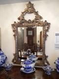 Mirror and sideboard (dining room)