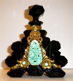 Fantastic Art Deco perfume bottle -- Czech