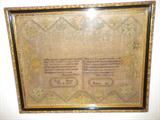 Fine early American sampler