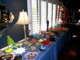 Murano glass and other smalls (dining room)