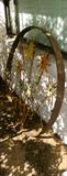 handsome iron garden sculpture, purchased from an estate in nearby Nichols Hills