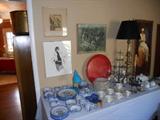 Mary Alice Hadley dinnerware; Fay Taylor illustration (print); Syracuse dinnerware ("Caprice" pattern); much more