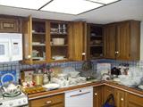 very full kitchen