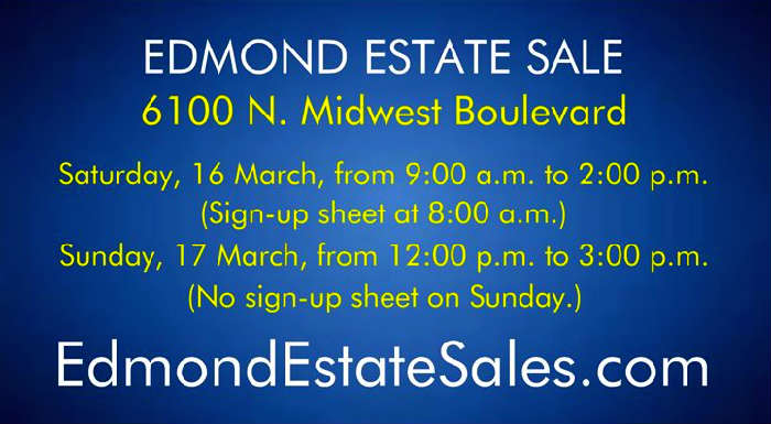 Edmond, Oklahoma estate sale