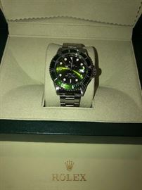 Rolex Submariner Watch - Custom Green 