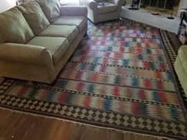 10x12 ft Navajo style area rug