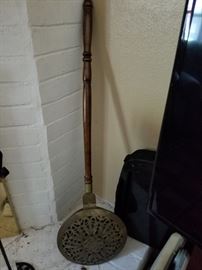 Antique Pennsylvania Dutch bed warmer