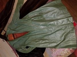 Vintage leather coat