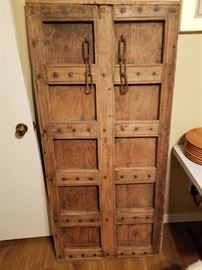 Heavy solid antique door